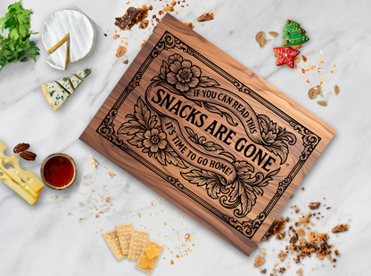 Comic Charcuterie Cutting Board