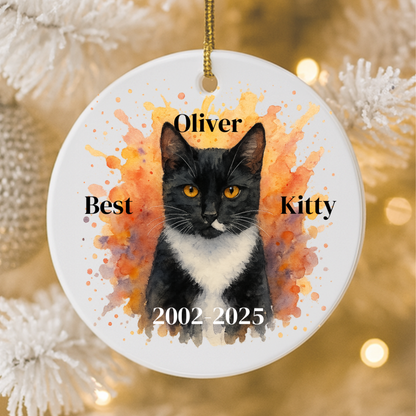 Watercolor Cat Portrait