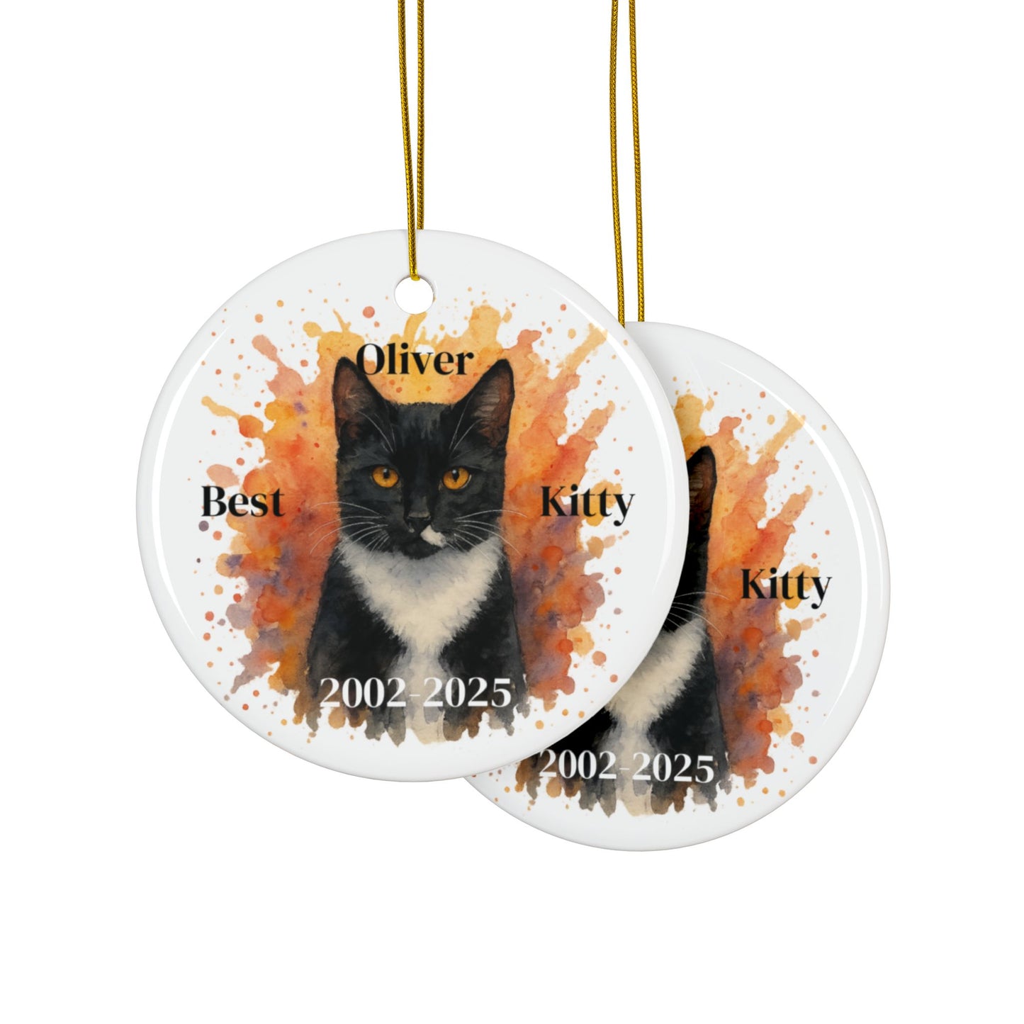 Watercolor Cat Portrait