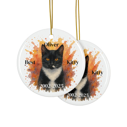 Watercolor Cat Portrait