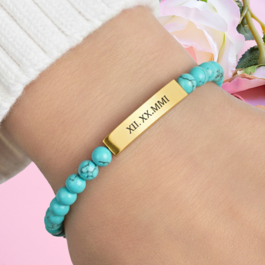 Personalized Stone Bracelet