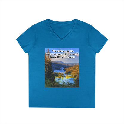 Ladies' V-Neck T-Shirt