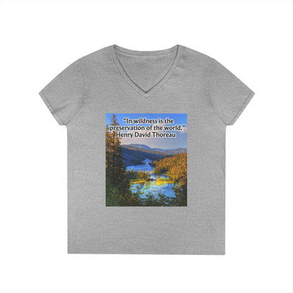 Ladies' V-Neck T-Shirt