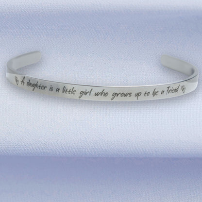 Daughter Message Bracelet