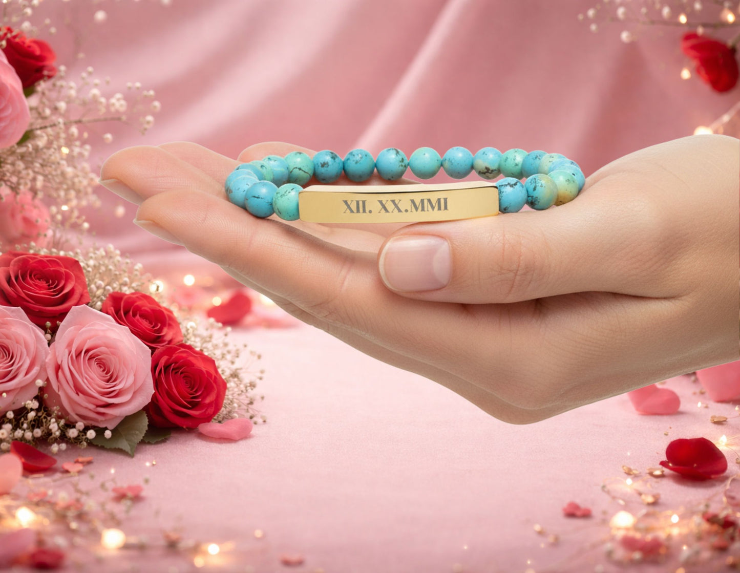 Personalized Stone Bracelet