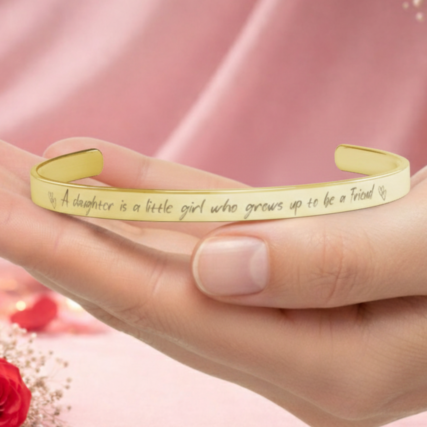 Daughter Message Bracelet
